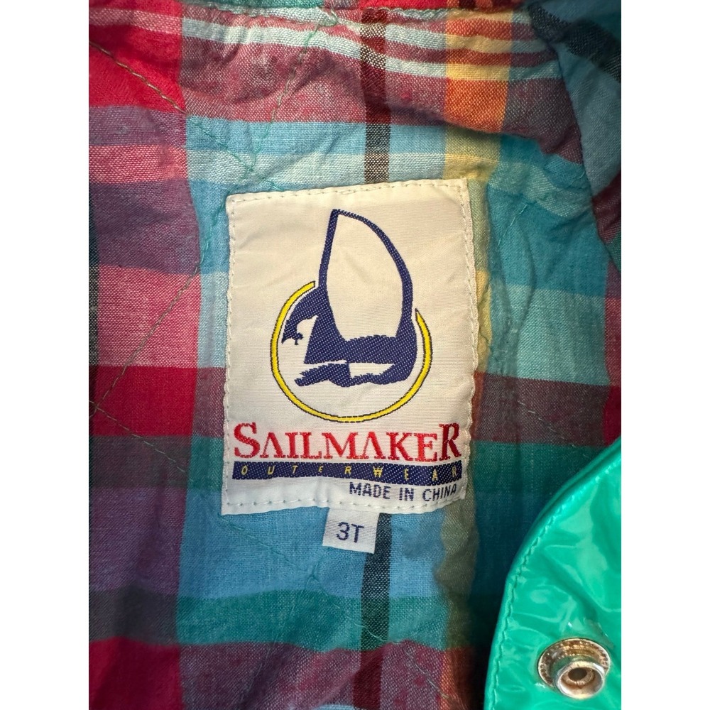 Sailmaker‎ raincoat green size 3t - Picture 2 of 5